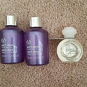 The body shop white musk oil parfum